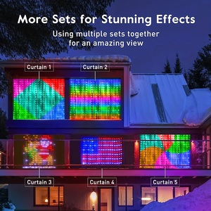 Nuova App di controllo Smart fata luce indirizzabile RGB luci a LED Pixel luci a tendina stringa di programmazione decorazione Display