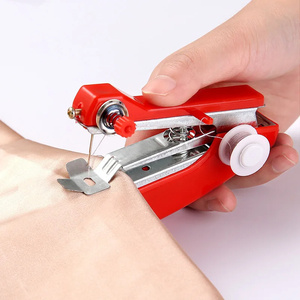 Basit operasyon dikiş bezi kumaş kullanışlı iğne taşınabilir Mini manuel dikiş terzi makinesi - Product Image 2