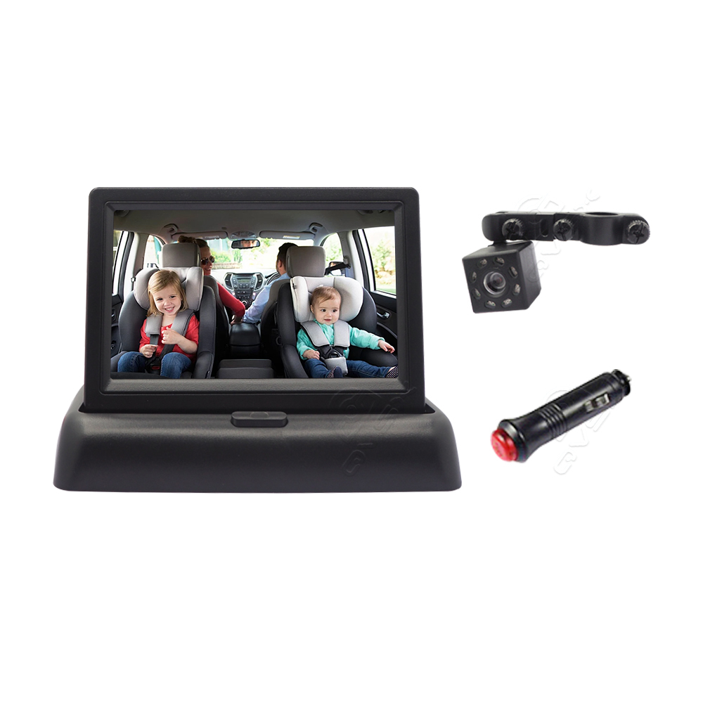 Écran pliable 4,3" + caméra infrarouge