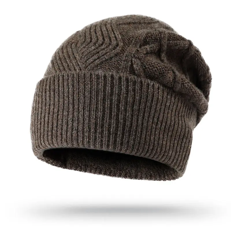 Sombrero de lana moda simple casual cálido viaje de negocios Otoño e Invierno hombres cálido sombrero de lana pura