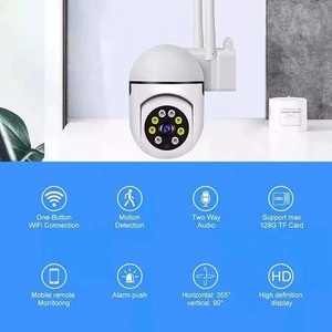 A7 720P แอป V720 PTZ กล้องรักษาความปลอดภัยบ้าน WIFI พร้อมระบบเสียง2ทางกล้อง2.4G Hz กลางคืน - Product Image 4