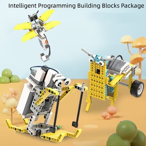CB10 Wissenschaft und Bildung Bausteine Roboter kann DIY Kinder früh kindliche Spielzeug Programmier klasse Elektro roboter - Product Image 4