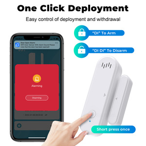 Tuya Smart Portable ABS Sistema di Automazione di Sicurezza Domestica Senza Fili Wi-Fi Porta Sensore di Contatto per Allarme - Product Image 3