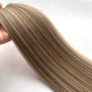 Görünmez Genius atkı insan saçı postiş yeni güncelleme karışımı daha az ağırlık ve düşmeyen hasar Remy derecesine göre şekillendirilebilir - Product Image 6