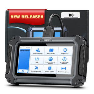 2025新しいD6ユニバーサルフルシステム診断ツールOBB2スキャナーBMSリセット注入器コーディングマシンCAN FD/FCA付き - Product Image 1