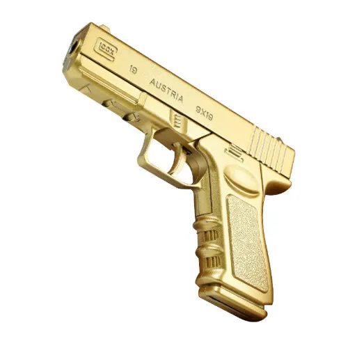 Juguetes para niños, pistola blanda plegable, Glock de aleación, Colección creativa para niños, regalo, modelo deformado, pistola de juguete