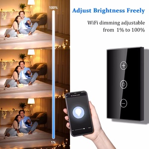 Xzj ánh sáng tùy biến chúng tôi PC kính cảm ứng tuya wifi thông minh Dimmer chuyển đổi - Product Image 3