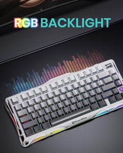 GravaStar Dispositivos periféricos de computadora K1 75% Teclado mecánico inalámbrico para juegos Interruptores lineales, retroiluminado RGB - Product Image 2