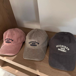 Logotipo personalizado de alta calidad bordado lavado apenado papá algodón personalizado sombrero fabricantes sombreros desteñidos 6 paneles gorra de béisbol - Product Image 2