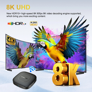 새로운 안드로이드 TV 박스 4K 플러스 스트리밍 장치 쿼드 코어 셋톱 박스 음성 원격 5G WIFI HD 안드로이드 14 8K 스마트 ON 플러스 TV 박스 - Product Image 3