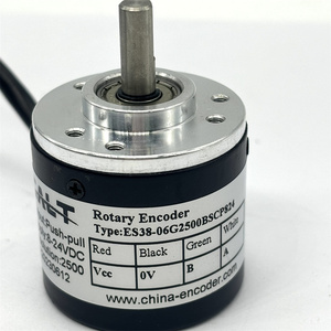 ES38 38mm Incremental Rotary <strong>Encoder</strong> with 6mm Shaft 5V/5-26V/8-<strong>24v</strong> 100ppr 500ppr 1000ppr Output NPN/PUSHPULL Signal - Product Image 1