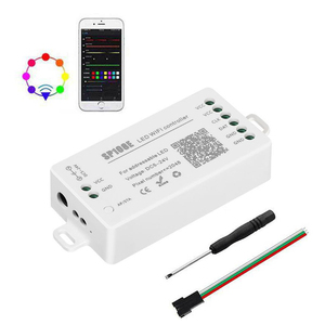 Dc5v 12V 24v SPI DMX пульт дистанционного управления Sp108E RGB светодиодный пиксельный свет WIFI контроллер приложения - Product Image 1