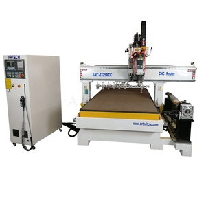 Enrutador CNC ART 1325 de 4 ejes con cambiador automático de herramientas ATC, máquina de grabado CNC para fresado de madera - Product Image 1