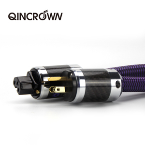 HiFi Audiophile <span class=keywords><strong>XLO</strong></span> OFC Kupfer-Stromkabel mit vergoldeter EU/US-Stecker-PVC-Isolierung für Verstärker - Product Image 6