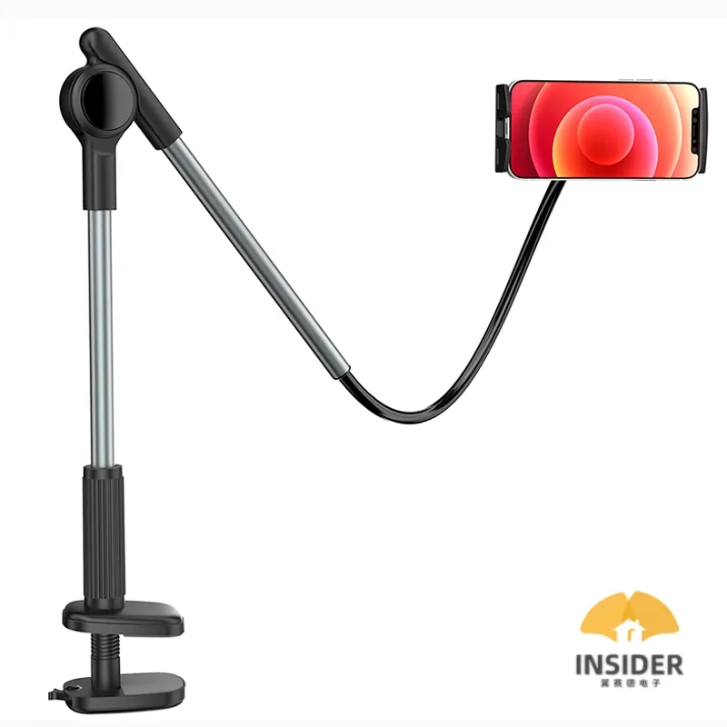 Flexible Smartphones Goose Neck Long Arm Phone Accessories Lazy Phone Holder Phone Tablet Mount Stand
