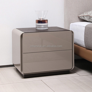 Ý thiết kế tối giản MDF lưu trữ tủ đơn giản hiện đại ánh sáng sang trọng mềm cạnh giường ngủ bảng cho nội thất phòng ngủ - Product Image 1