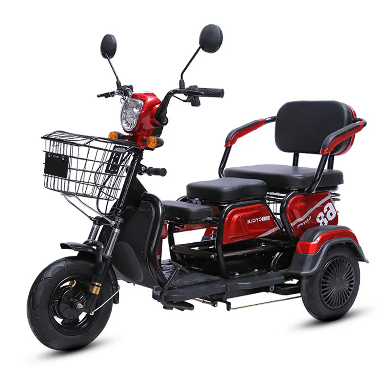 500w 새로운 유형 성인 전기 스쿠터 ebike Trike Tricycles 3 휠 전기 Tricycles 자전거 노인