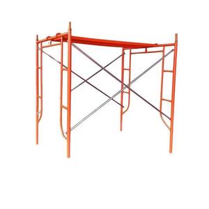 ZYTJ Baixo Preço Pintado Q235 6'7 "Walk-Thru Andaime Quadro um Arco Quadro Andaimes 42 mm Dimensão do Sistema