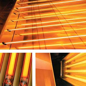 220v Electric Halogen Quartz Heating <strong>Tube</strong> <strong>50cm</strong> 1500w Halogen Infrared Heater Lamp
