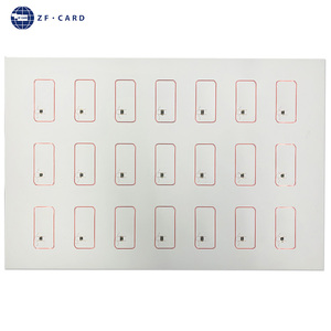 カスタマイズされたサイズPVC EM4100/<span class=keywords><strong>Fudan</strong></span> 1kチップインレイ/prelam
