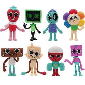 HY2 High Quality Dandy'<strong>s</strong> World Action Figures PVC <strong>Toy</strong> Set Children 7-8.5cm 8 Models of the Dandy World Model <strong>Toy</strong> - Product Image 1