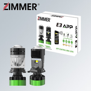 2025 E3 App kontrol Mini Bi LED projektör ışıkları 3000k 6000k renk sıcaklığı araba farlar LED projektör Blubs - Product Image 1