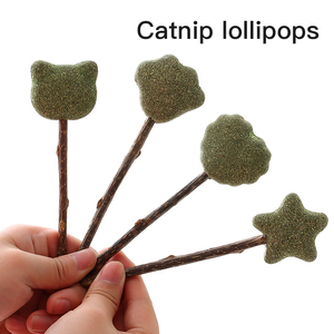Pet Kitten Kitty Chewing Tooth Cleaning Natural Wood Lollipop Silvervine Teasing <strong>Cat</strong> <strong>Catnip</strong> Sick <strong>Catnip</strong> Toy
