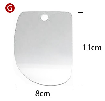 silver - G - Semicircle doctor blade