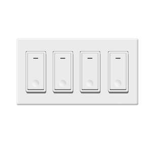 高性能ホームホテルワイヤレススマートライトスイッチ電気ウォールライトスイッチリモコンスイッチ - Product Image 1
