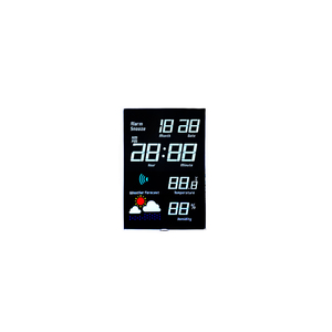 Werkseitig kunden spezifisches monochromes VA BTN 7-Segment-Gleichstrom-Wechselrichter-LCD-LCD mit kleinem Segment für digitalen Wecker - Product Image 3