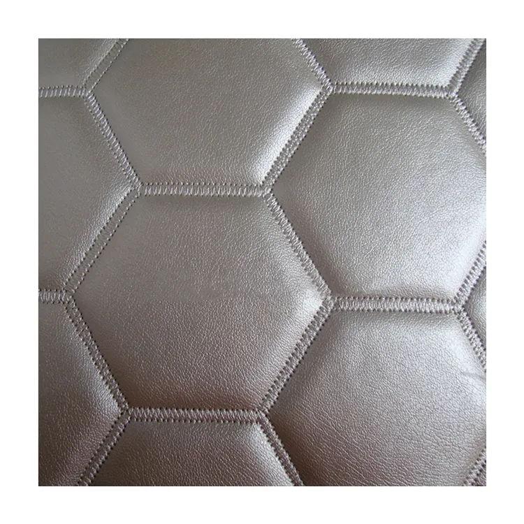New Designs Wall Decoration Artificial Leather With Foam PVC Decorative Leather PU Leather With Foam