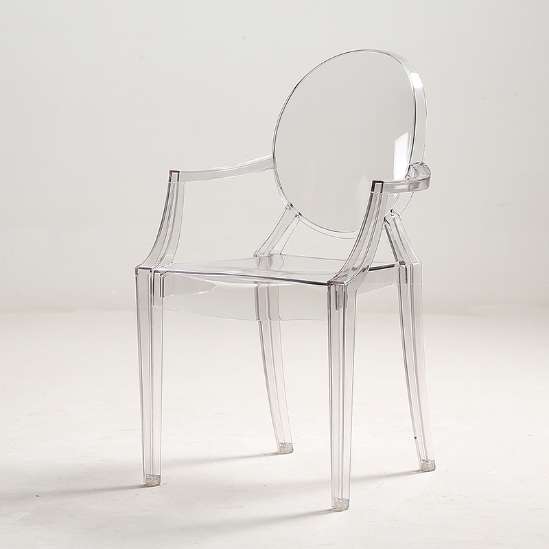 Transparent color model with armrests