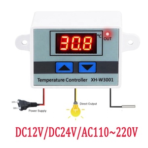 Módulo de controlador de temperatura LED digital Mini interruptor de termostato con sonda de sensor impermeable programable-50 a 110