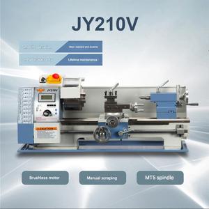 JY小型旋盤210V/400,金属チューリングミニベンチメタル手動旋盤可変速度ミニ旋盤 - Product Image 2