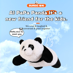 AI Panda interaktif oyuncak peluş kumaş ayı PP pamuk dolum ile yıkanmış teknikleri ağırlıklı özelliği çocuklar için kutu ambalaj - Product Image 3