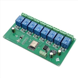 NNR-8 kanal ESP8266 Drahtloses WIFI-Relais modul ESP-12F Entwicklungs platine DC 5V/7-28V E- APP-Fernbedienung - Product Image 3