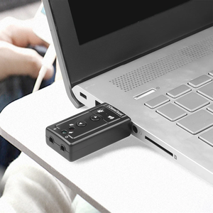 7.1外部USBサウンドカードUSBからジャック3.5mmヘッドフォンオーディオアダプターマイクサウンドカード工場卸売価格 - Product Image 2