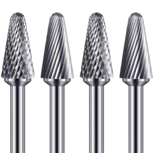 SL-4 1/2x1 1/8 tungsten carbide quay tập tin cắt burs ROTARY Carbide Burrs rắn carbide burr Bộ mài kim loại máy cắt - Product Image 1