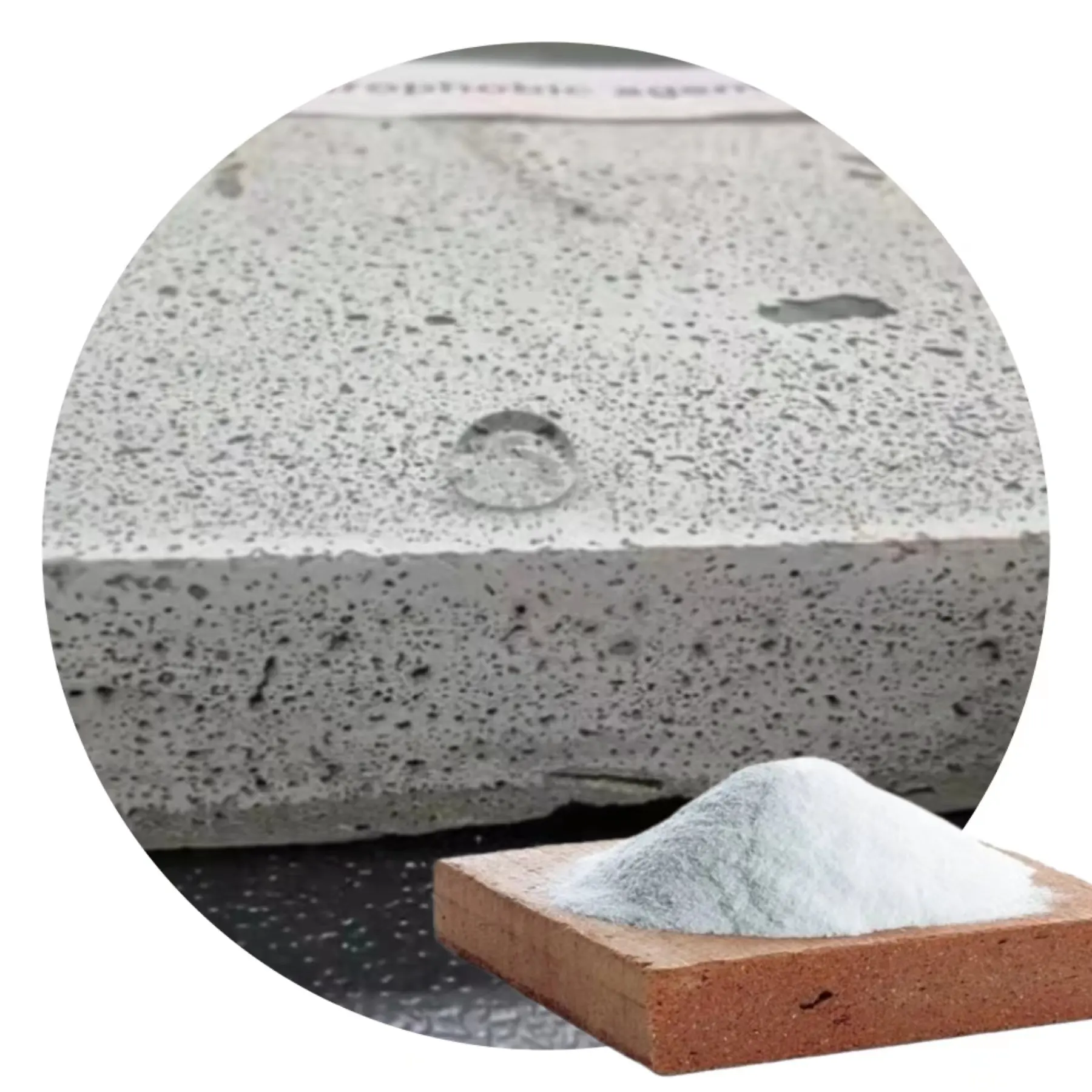 Çimento bazlı ürünlerin uzun süreli su direncini arttırmak için yüksek verimli hidrofobik su itici ajan