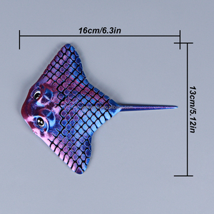3D In Ấn Hot Ma Quỷ Cá Đầy Màu Sắc Pla Manta Tia 3D In Khớp Di Chuyển Đại Dương Manta Trang Trí Trẻ Em Của Đồ Chơi Ma Quỷ Ray Cá - Product Image 2