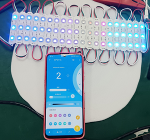 NEW Digital Rgb Addressable Multicolor IP67 <strong>Led</strong> Module 70x15mm 2835 3LED 12v Injection <strong>Led</strong> Module - Product Image 3