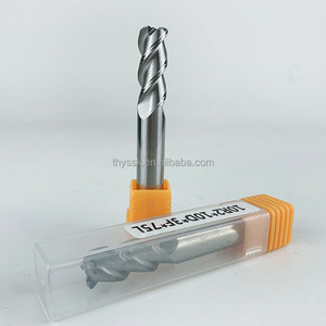 60 derece alüminyum yuvarlak burun freze kesicisi dört kenarlı Tungsten çelik karbür R açı ark burun freze kesicisi genişletilmiş - Product Image 4