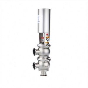 制造带C顶控制器的卫生双座混合防爆阀 - Product Image 3