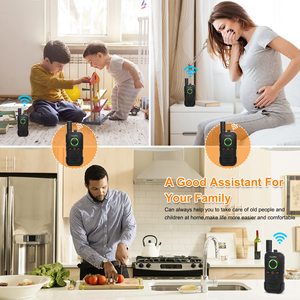 Proveedores de Daytech, intercomunicadores inalámbricos, sistema de intercomunicación inalámbrico de largo alcance de 1,5 millas, sistema de comunicación con alarma de emergencia SOS - Product Image 6