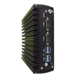 Fabbrica pc mini computer intel core i5-4200U 5200U I7-5500U Fanless Embedded Computer industriale Dual Ethernet/Dual COM 6 * USB - Product Image 3