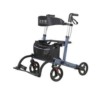 Factory Direct Four Wheel Walker Portable Aluminium Walker Walking Assistive Device for the Elderly With Wheel <strong>Walk</strong> - Product Image 5