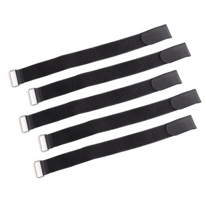 Multipurpose <strong>Custom</strong> Velcroes <strong>Strap</strong> Drone Battery Bike <strong>Straps</strong> Black <strong>Hook</strong> and <strong>Loop</strong> <strong>Strap</strong> <strong>With</strong> Logo Printing - Product Image 3