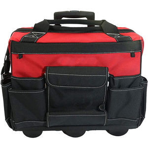 OEM Factory Heavy Duty <strong>Tool</strong> Organizer <strong>24</strong> Pockets Trolley <strong>Bag</strong> <strong>Tool</strong> Storage Box <strong>Tool</strong> <strong>Bags</strong> with Wheels