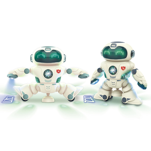 Fabrika fiyat projeksiyon çocuklar robotlar modeli erkek kız için 360 derece rotasyon elektrik Robot oyuncaklar - Product Image 4