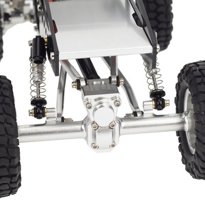 1/24スケールRCカーSCX24用のボディフレーム、ESC、モーター、サーボ付きフルメタルシャーシをアップグレード - Product Image 5